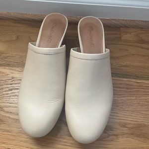 Madewell cream clogs
